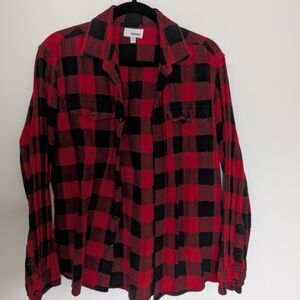 Sonoma Red and Black Checkered Flannel
